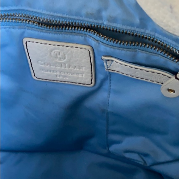 Cole Haan Village Gromet White Leather Purse - Picture 8 of 16